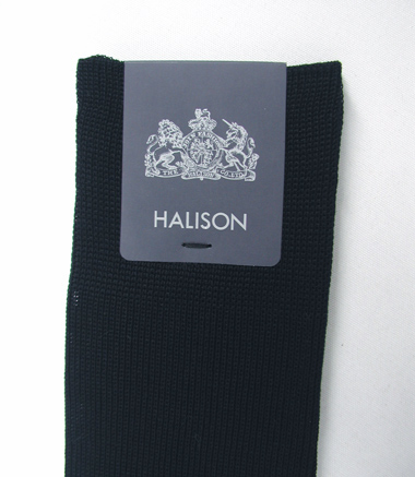 HALISON(ハリソン) 27cm/28cm ソックス(ロングホーズ)　HAL05-紺