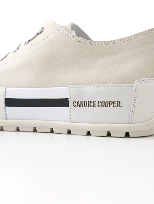 CANDICE COOPER/キャンディス・クーパー　レザースニーカー/SANBORN PATCH　can480402-エクリュ