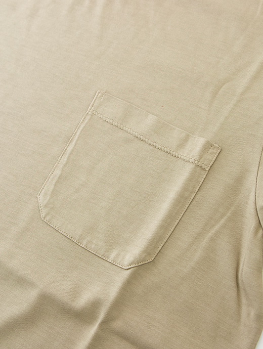 DANIELE FIESOLI/ダニエレ・フィエゾーリ　ポケットTシャツ/半袖カットソー　dfi480602-カーキオリーブ