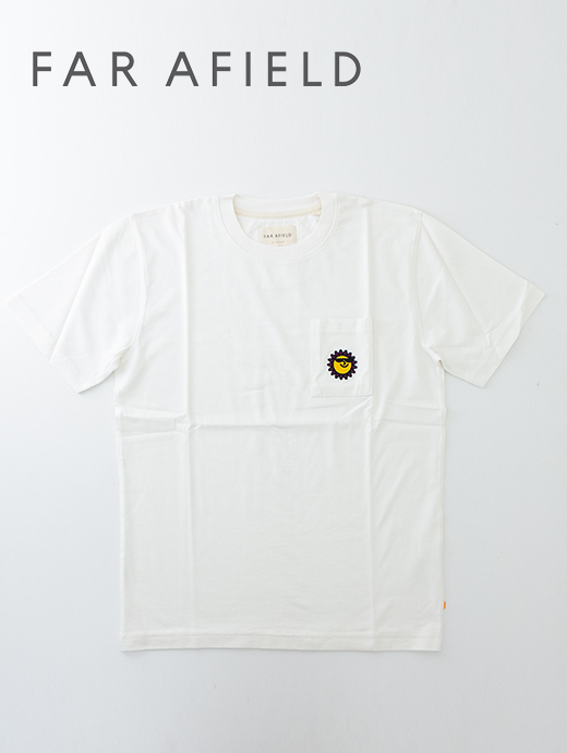 FAR AFIELD/ファー アフィールド　ポケットTシャツ/半袖カットソー　faf480802-ホワイト