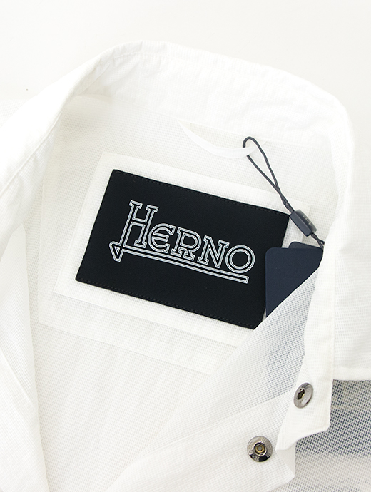 HERNO/ヘルノ　ナイロンシャツアウター/Glove Lab　her480602-ホワイト
