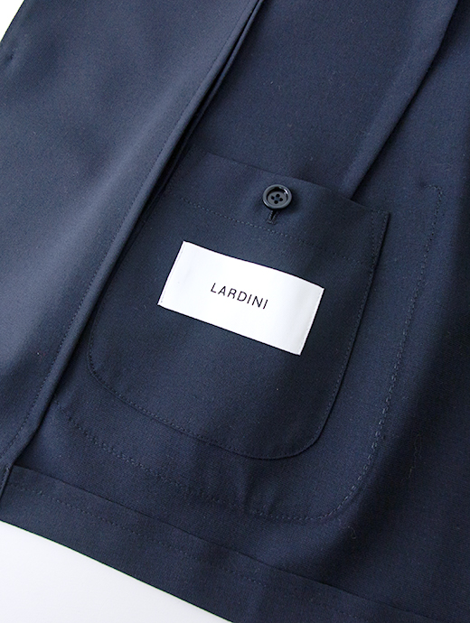 LARDINI/ラルディーニ　Easy Wear/セットアップスーツ/3者混ストレッチウール　lar480401-ネイビー