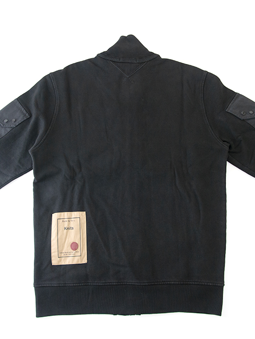 Ten-c テンシー　ジップアップスウェット/Combo Tech Zipup Sweatshirt　ten462003-ブラック