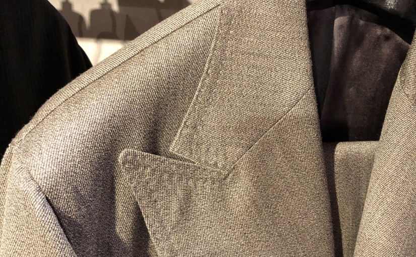 オーダースーツ　縫製はセカンドもいいですよ値