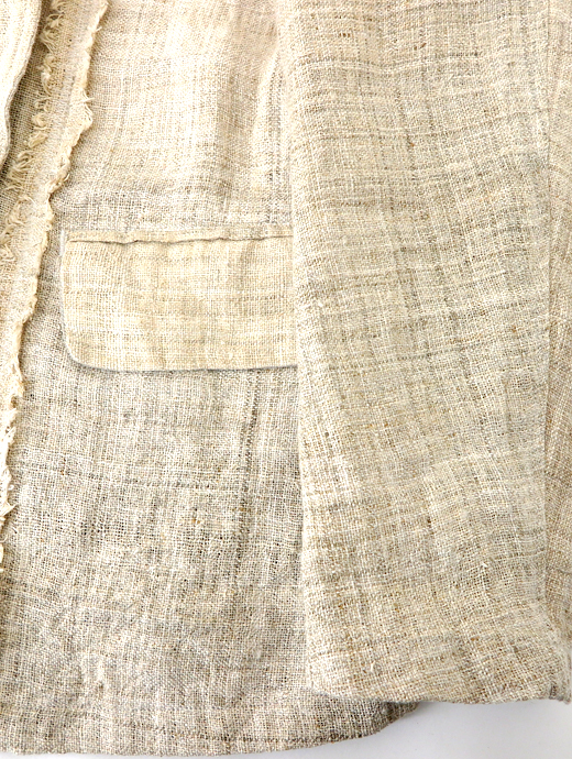 Motokitanaka/ヘンプジャケット　ヘンプジャケット　mot520405-ベージュ