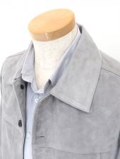 ARMA/アルマ　レザーブルゾン　arm520201-ライトグレー