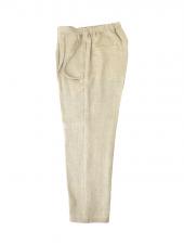 Moncao/モンサオ　リネンスラックスパンツ　mco520403-ベージュ