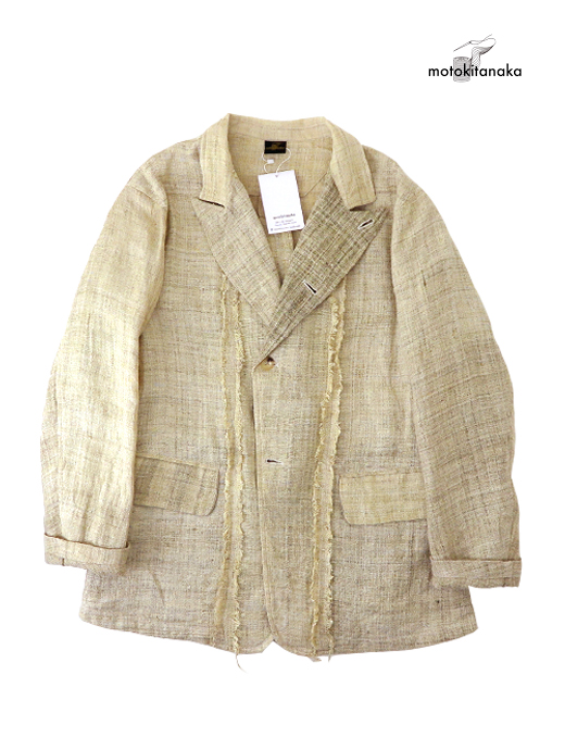Motokitanaka/ヘンプジャケット　ヘンプジャケット　mot520405-ベージュ