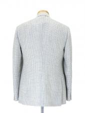 LARDINI/ラルディーニ　リネンウールジャケット　lar520401-ホワイト×ライトグリーン