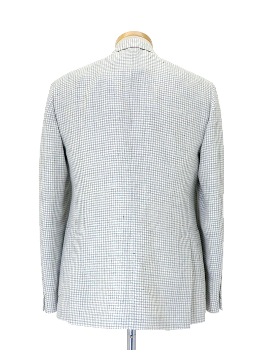 LARDINI/ラルディーニ　リネンウールジャケット　lar520401-ホワイト×ライトグリーン