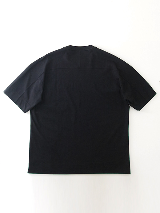 VOW/ボウ　カシミヤライクコットンTシャツ/クルーネック　vow520602-ブラック