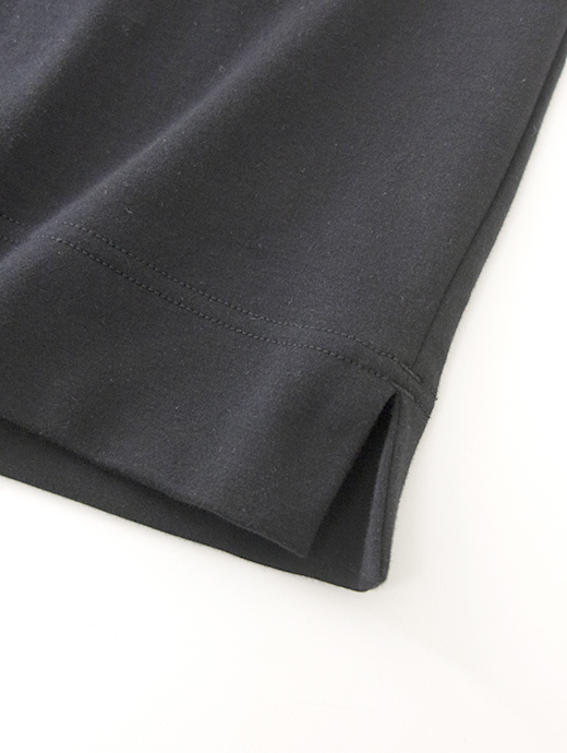 VOW/ボウ　カシミヤライクコットンTシャツ/クルーネック　vow520604-グレー