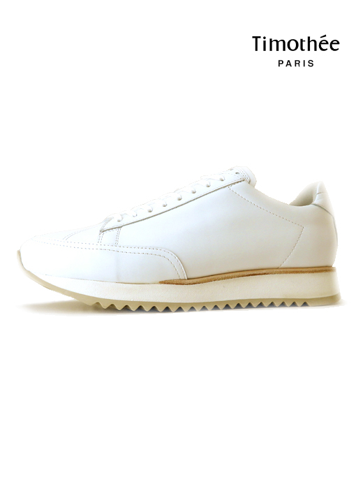 再入荷しました　Timothee PARIS/ティモシーパリ　レザースニーカー/CABOURG　tmt520401-ホワイト