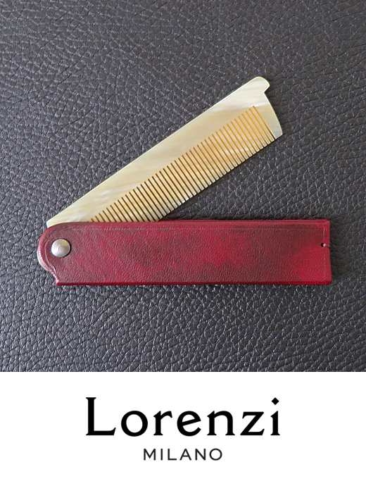 Lorenzi/ロレンツィ　ポケットコーム　lor421410-ボルドー