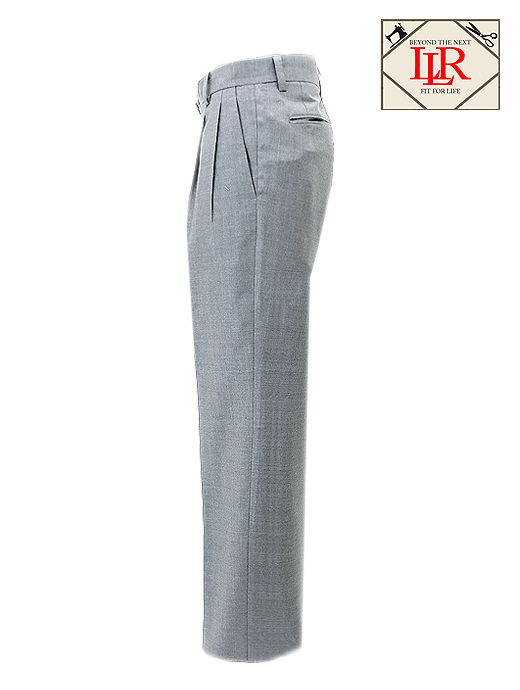 Laboratory of Last Resort/ラボラトリー・オブ・ラスト・リゾート　2プリーツトラウザーズウィンザーモデル/ウール　llr520802-グレー