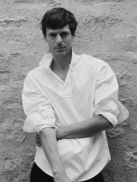 再入荷しました　Bourrienne ParisX/ブリエンヌ パリ・ディス　プルオーバーシャツ/MARINE　bou520401-ホワイト