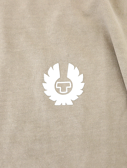BELSTAFF/ベルスタッフ　コットンTシャツ　bel520811-ベージュ