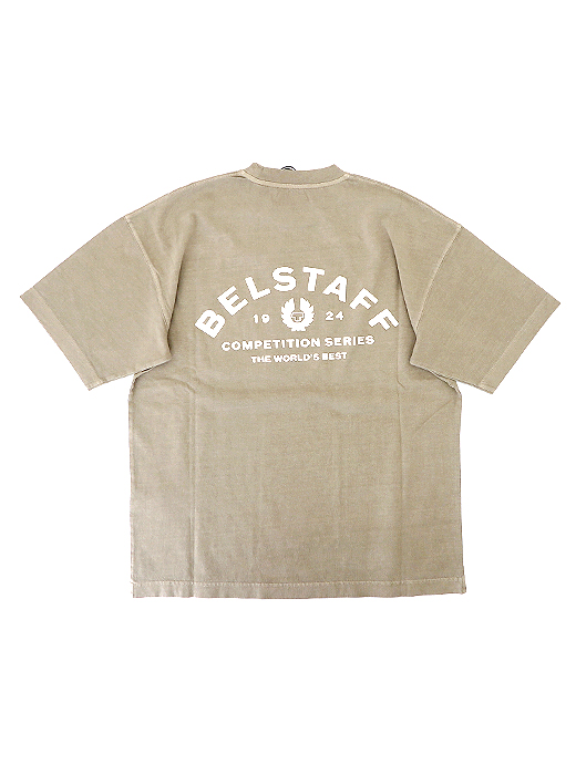 BELSTAFF/ベルスタッフ　コットンTシャツ　bel520811-ベージュ