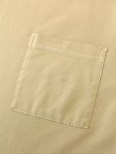 VOW/ボウ　カシミヤライクコットンTシャツ/クルーネック　vow521002-ベージュ