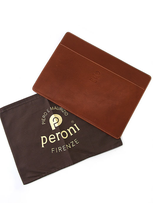 Peroni/ペローニ　別注A4レザードキュメントケース　per521602-ブラウン