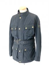 追加再生産中9末/10月予定　BELSTAFF/ベルスタッフ　フィールドジャケット/ワックスコットン/Garment Washed TRIALMASTER　bel481401-ネイビー