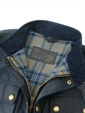 追加再生産中9末/10月予定　BELSTAFF/ベルスタッフ　フィールドジャケット/ワックスコットン/Garment Washed TRIALMASTER　bel481401-ネイビー