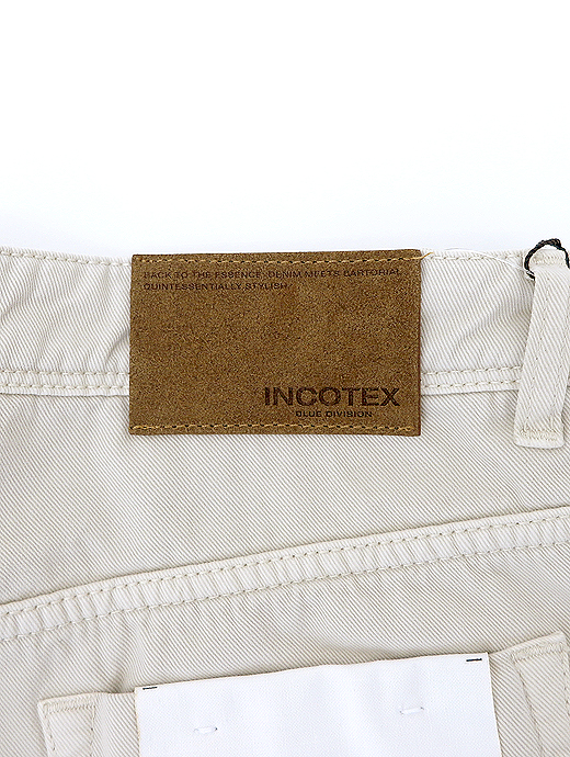 INCOTEX/インコテックス　5ポケットパンツ　inc521801-エクリュ