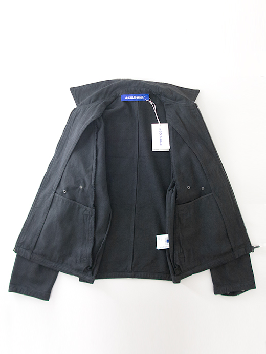 A Cold Wall/ア・コールド・ウォール　ドリズラージャケット/AUGMENT JACKET　acw502001-ウォッシュドブラック