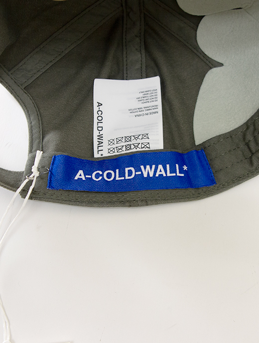 A Cold Wall/ア・コールド・ウォール　ベースボールキャップ　acw502005-アッシュグリーン