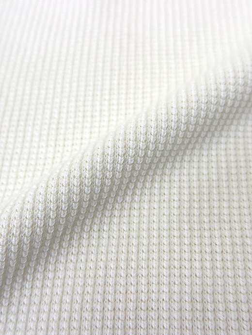 ADLFO Cashmere/アドルフォ　ワッフルポロシャツ/コットン　adl521401-ホワイト