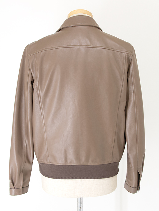 ALTACRUNA/アルタクルーナ　レザージャケット/ラムナッパ　alc502201-ブラウン