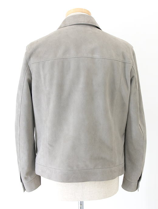 ALTACRUNA/アルタクルーナ　超軽量スエードジャケット　alc502401-ライトグレー