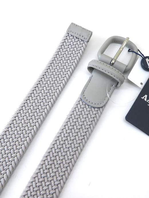 Andersons/アンダーソンズ　ストレッチメッシュベルト　and502402-シルバー