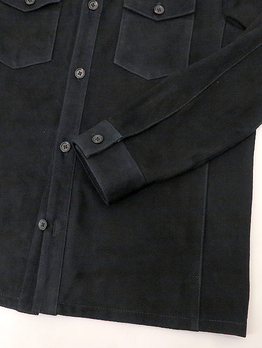 ARMA/アルマ　ゴートスエードブルゾン　arm520801-ブラック