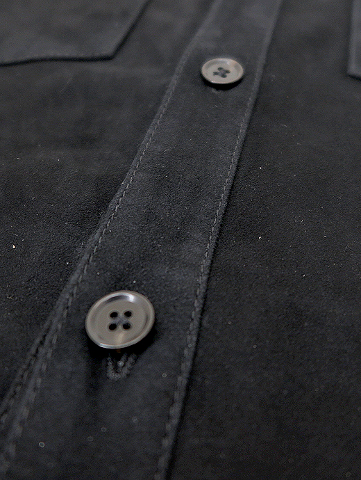 ARMA/アルマ　ゴートスエードブルゾン　arm520801-ブラック