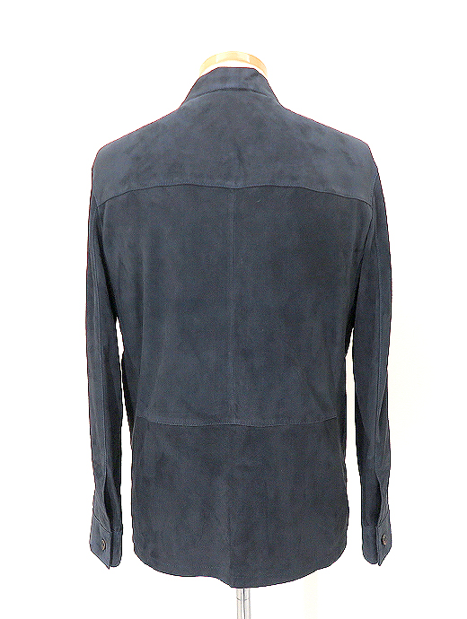 ARMA/アルマ　ゴートスエードブルゾン　arm520802-ネイビー