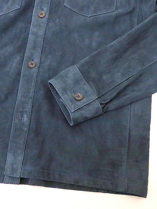 ARMA/アルマ　ゴートスエードブルゾン　arm520802-ネイビー