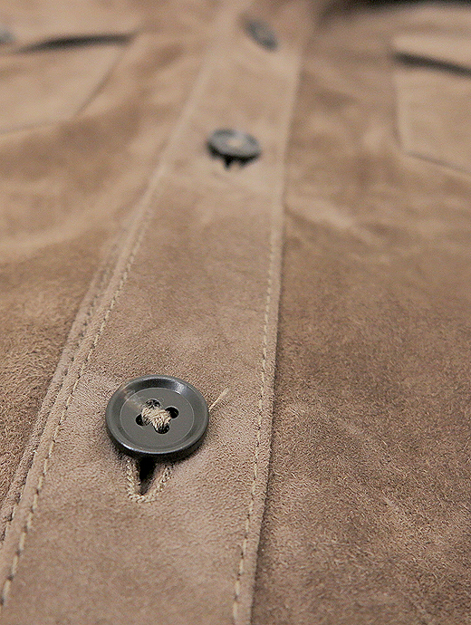 ARMA/アルマ　ゴートスエードブルゾン　arm520803-ブラウン