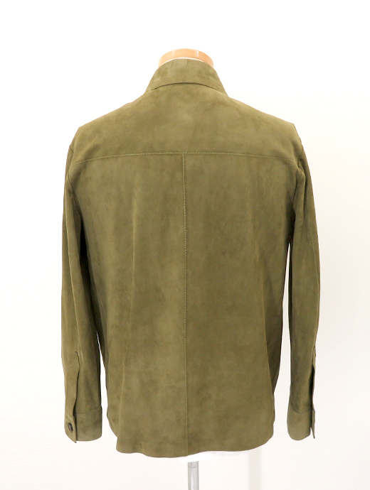 ARMA/アルマ　ゴートスエードブルゾン　arm520804-カーキ