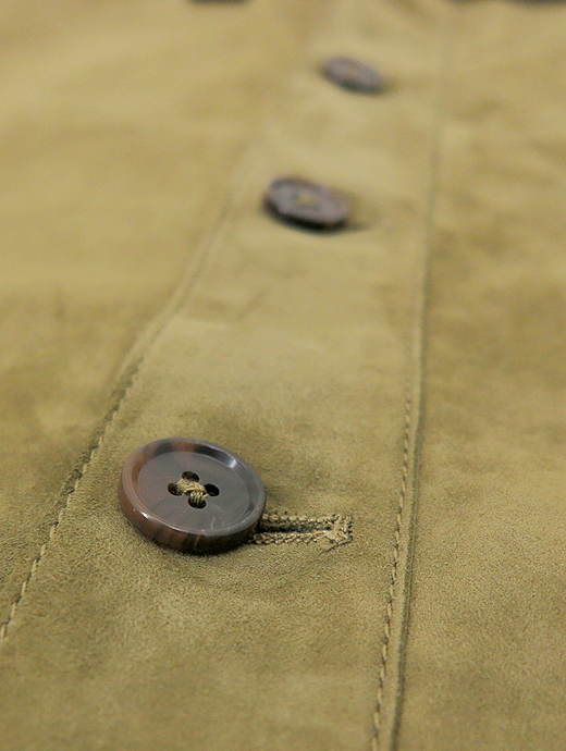 ARMA/アルマ　ゴートスエードブルゾン　arm520804-カーキ