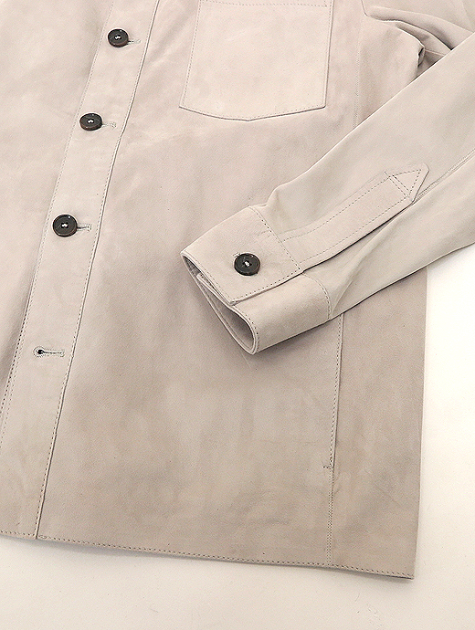 ARMA/アルマ　ゴートスエードブルゾン　arm520805-ホワイトベージュ