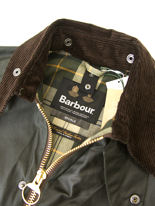 Barbour/バブアー　ワックスジャケット/BEDALE/ビデイル　bab442201-セージ