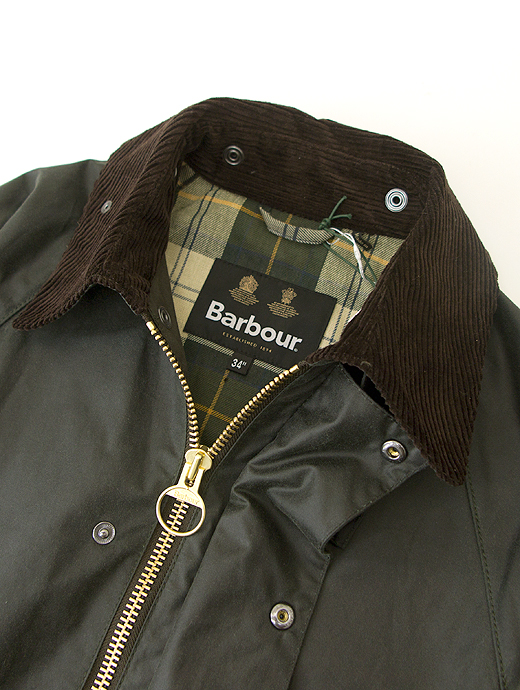 つやあり Barbour バブアーワックスジャケットベルト付き