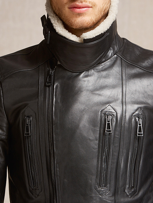 BELSTAFF ベルスタッフ 世紀を超えるムートンレザーライダースジャケット Falmouth Jacket bel301809-ブラック |  ROOTWEB 正規通販