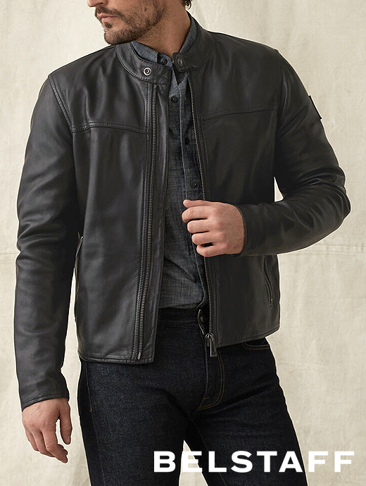 Belstaff ベルスタッフ ライディングジャケット42 ライダース-