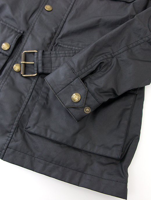 再入しました　BELSTAFF/ベルスタッフ　TRIALMASTER WAXED JACKET/トライアルマスタージャケット/ワックスコットン　bel441807-ブラック