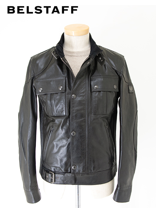 BELSTAFF/ベルスタッフ　ライダースジャケット/Antique Leather Jacket　bel461802-アンティークブラック