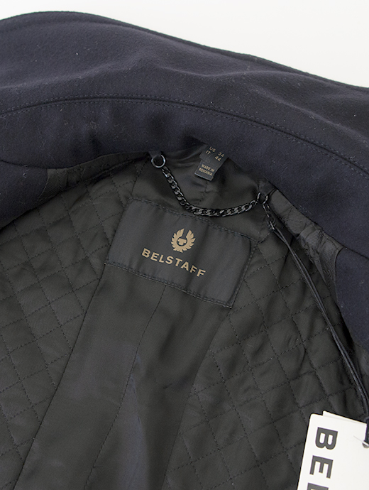 BELSTAFF/ベルスタッフ　Pコート/MILFORD PEACOAT　bel481801-ネイビー