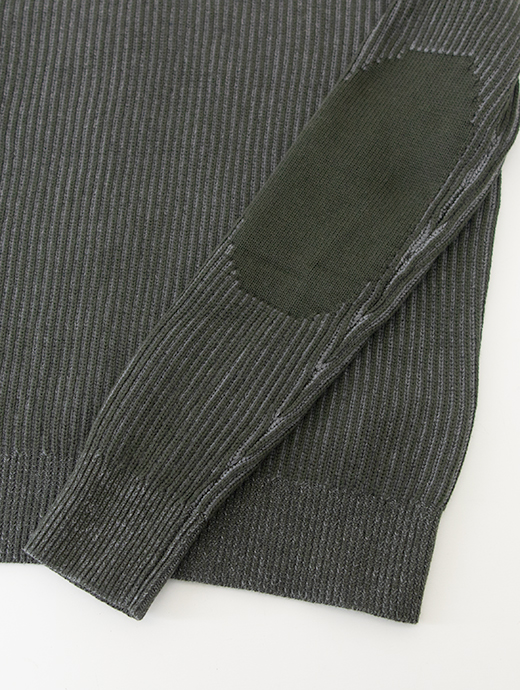 BELSTAFF/ベルスタッフ　モックネックニット/MOCK NECK JUMPER　bel481802-グリーン×グレー