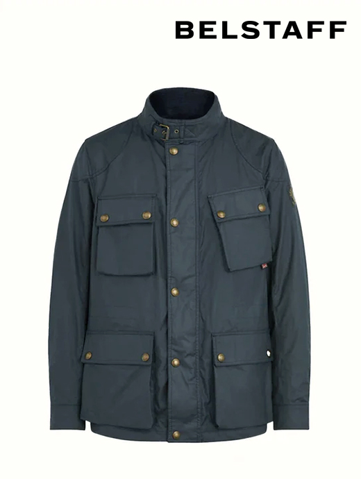 BELSTAFF/ベルスタッフ　FIELDMASTER WAXED JACKET/フィールドマスタージャケット　bel482401-ダークネイビー